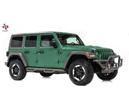 2018 Jeep Wrangler Unlimited for sale is a Green 2018 Jeep Wrangler Unlimited Car for Sale in Houston TX