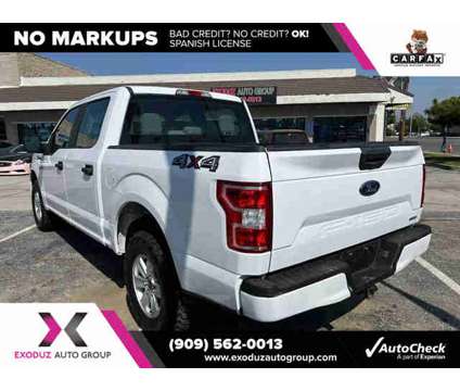 2018 Ford F150 SuperCrew Cab for sale is a White 2018 Ford F-150 SuperCrew Car for Sale in Rialto CA