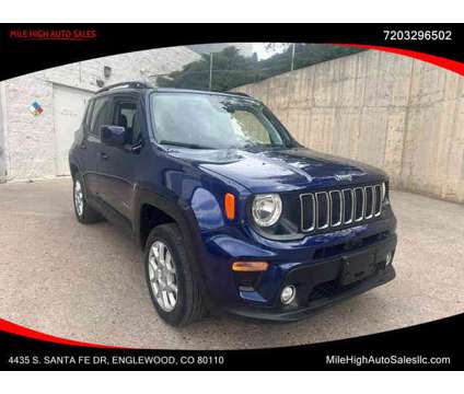2019 Jeep Renegade for sale is a Blue 2019 Jeep Renegade Car for Sale in Englewood CO