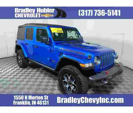 2022UsedJeepUsedWranglerUsed4x4 is a Blue 2022 Jeep Wrangler Car for Sale in Franklin IN