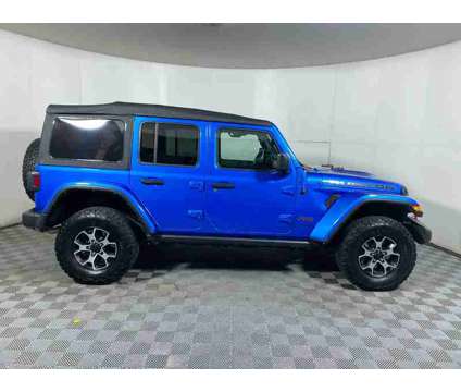 2022UsedJeepUsedWranglerUsed4x4 is a Blue 2022 Jeep Wrangler Car for Sale in Franklin IN