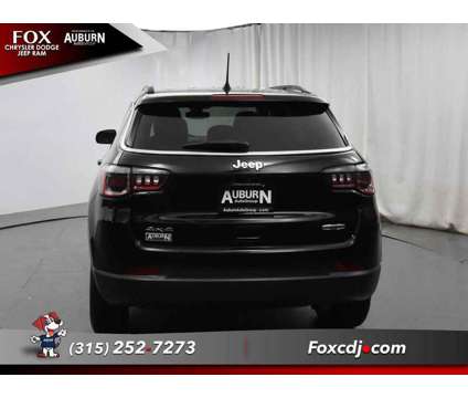 2019UsedJeepUsedCompassUsed4x4 is a Black 2019 Jeep Compass Car for Sale in Auburn NY