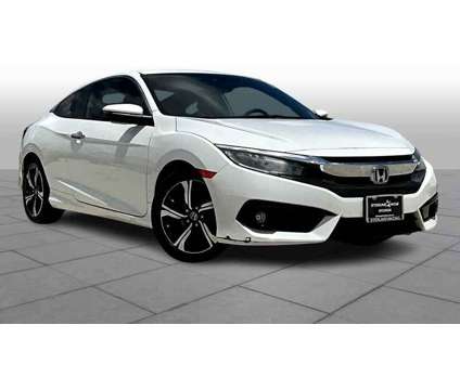 2016UsedHondaUsedCivicUsed2dr CVT is a White 2016 Honda Civic Car for Sale in Houston TX