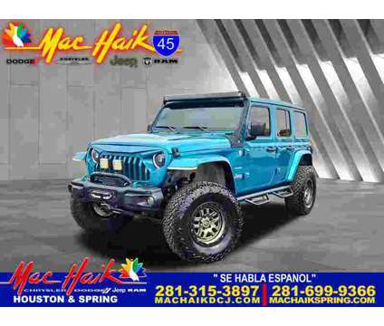 2020UsedJeepUsedWrangler UnlimitedUsed4x4 is a 2020 Jeep Wrangler Unlimited Car for Sale in Houston TX