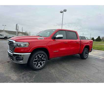 2025 Ram 1500 Laramie is a Red 2025 RAM 1500 Model Laramie Car for Sale in Pataskala OH