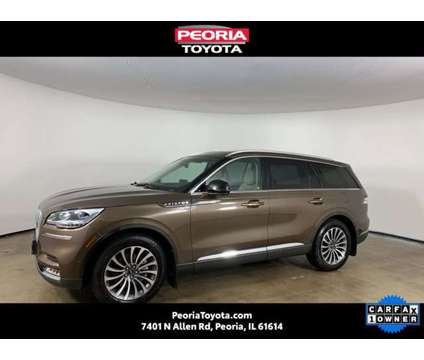 2022 Lincoln Aviator Reserve is a Tan 2022 Lincoln Aviator Car for Sale in Peoria IL