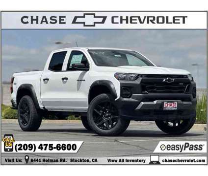 2024 Chevrolet Colorado 4WD Trail Boss is a White 2024 Chevrolet Colorado Car for Sale in Stockton CA