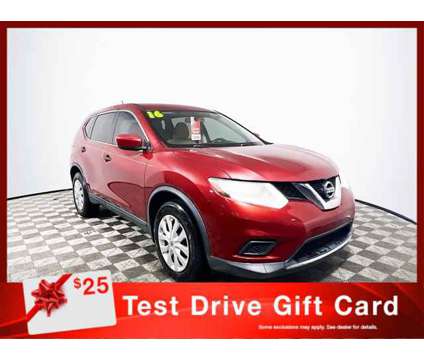 2016 Nissan Rogue S is a Red 2016 Nissan Rogue S Car for Sale in Tampa FL