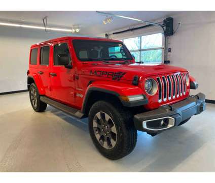 2018 Jeep Wrangler Unlimited Sahara is a Red 2018 Jeep Wrangler Unlimited SUV in Saratoga Springs NY