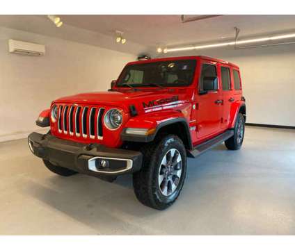 2018 Jeep Wrangler Unlimited Sahara is a Red 2018 Jeep Wrangler Unlimited SUV in Saratoga Springs NY