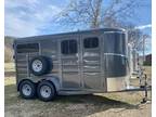 2024 Calico IN STOCK! Straight Load Fully Enclosed with Ramp 2 horses