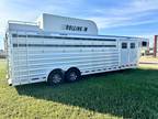 2024 Platinum 6 Horse 8 Wide Trailer Special with Smart Tack 6 horses