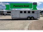 1997 Arrowhead 4 Horse Gooseneck Trailer 4 horses