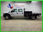 2012 Ford Super Duty F-550 DRW F550 Dually Diesel Flat Bed Crew Work Truck Tool