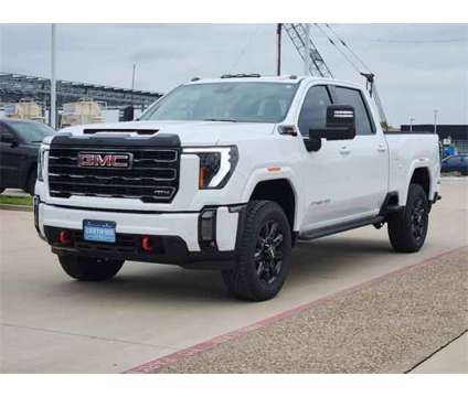 2024 GMC Sierra 2500HD 4WD Crew Cab Standard Bed AT4 is a White 2024 GMC Sierra 2500 H/D Car for Sale in Plano TX