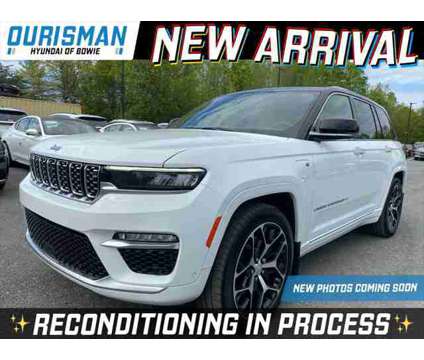 2022 Jeep Grand Cherokee Summit Reserve 4x4 is a White 2022 Jeep grand cherokee Summit SUV in Bowie MD