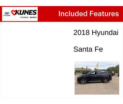 2018 Hyundai Santa Fe Limited Ultimate is a Black 2018 Hyundai Santa Fe Limited SUV in Quincy IL