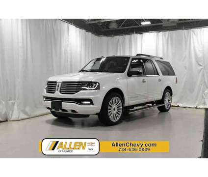 2017 Lincoln Navigator L Select is a Silver, White 2017 Lincoln Navigator L SUV in Monroe MI