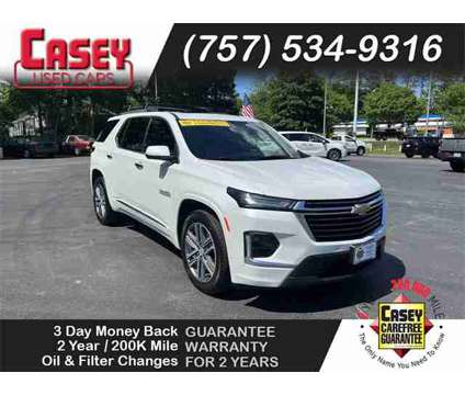 2023 Chevrolet Traverse High Country is a White 2023 Chevrolet Traverse High Country SUV in Newport News VA