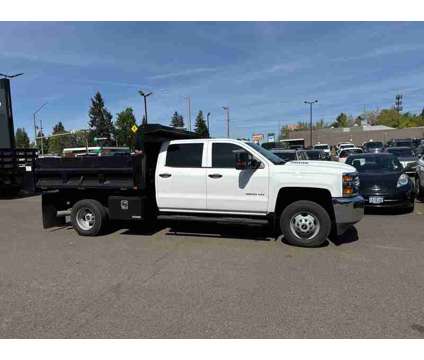 2018 Chevrolet Silverado 3500HD Work Truck DUMP BED is a White 2018 Chevrolet Silverado 3500 Work Truck Truck in Portland OR
