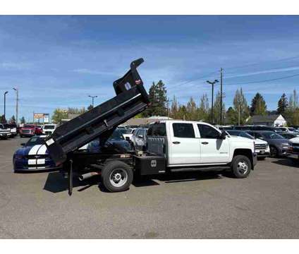 2018 Chevrolet Silverado 3500HD Work Truck DUMP BED is a White 2018 Chevrolet Silverado 3500 Work Truck Truck in Portland OR