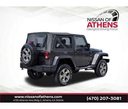 2016 Jeep Wrangler Sahara is a Grey 2016 Jeep Wrangler Sahara SUV in Athens GA