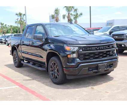 2024 Chevrolet Silverado 1500 Custom is a Black 2024 Chevrolet Silverado 1500 Custom Truck in Bay City TX