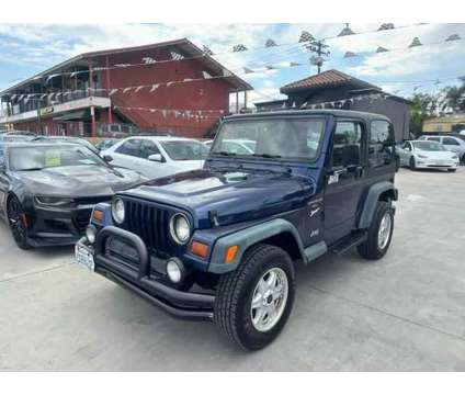 1997 Jeep Wrangler for sale is a Blue 1997 Jeep Wrangler Car for Sale in Perris CA