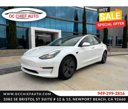2021 Tesla Model 3 for sale is a White 2021 Tesla Model 3 Car for Sale in Newport Beach CA