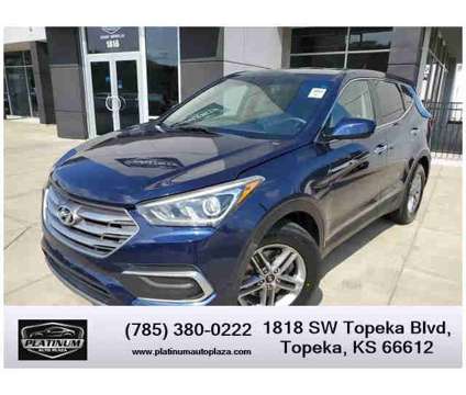 2018 Hyundai Santa Fe Sport for sale is a Blue 2018 Hyundai Santa Fe Sport Car for Sale in Topeka KS