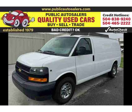 2019 Chevrolet Express 3500 Cargo for sale is a White 2019 Chevrolet Express 3500 Cargo Car for Sale in Kenner LA