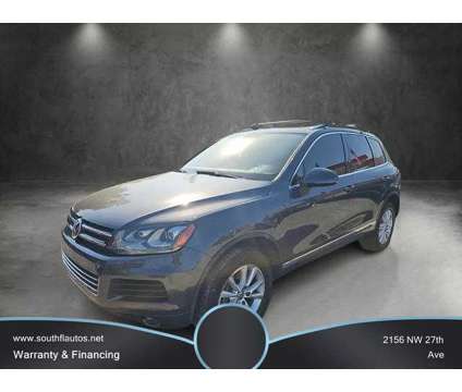 2014 Volkswagen Touareg for sale is a Grey 2014 Volkswagen Touareg Car for Sale in Miami FL