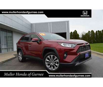 2019 Toyota RAV4 Limited is a Red 2019 Toyota RAV4 Limited Car for Sale in Gurnee IL