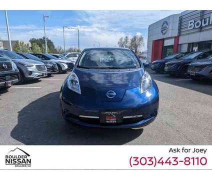 2017 Nissan LEAF S is a Blue 2017 Nissan Leaf S Car for Sale in Boulder CO