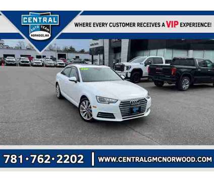 2017 Audi A4 2.0T Premium is a White 2017 Audi A4 2.0T Car for Sale in Norwood MA