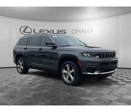 2021 Jeep Grand Cherokee L Limited is a Grey 2021 Jeep grand cherokee Car for Sale in Omaha NE
