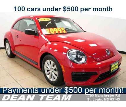 2018 Volkswagen Beetle S is a Red 2018 Volkswagen Beetle S Car for Sale in Saint Louis MO
