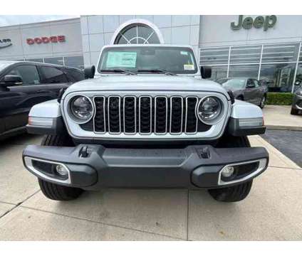 2024 Jeep Wrangler Sahara is a Silver 2024 Jeep Wrangler Sahara Car for Sale in Pataskala OH