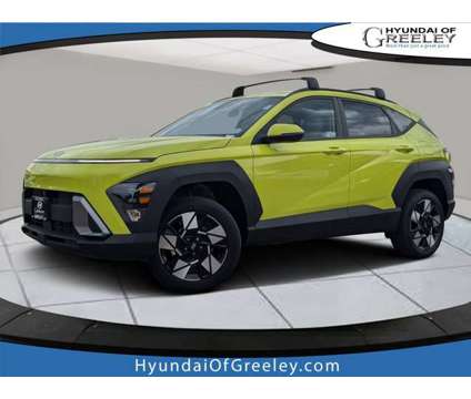 2024 Hyundai Kona SEL is a Yellow 2024 Hyundai Kona SEL Car for Sale in Greeley CO