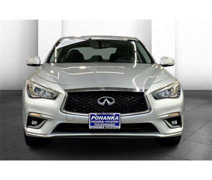 2018 INFINITI Q50 3.0t LUXE is a Silver 2018 Infiniti Q50 3.0t LUXE Car for Sale in Capitol Heights MD