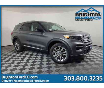 2024 Ford Explorer Limited is a Grey 2024 Ford Explorer Limited Car for Sale in Brighton CO