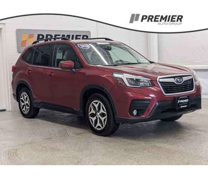 2021 Subaru Forester Premium is a Red 2021 Subaru Forester 2.5i Car for Sale in Branford CT