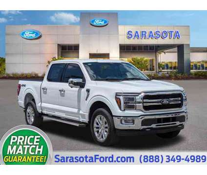 2024 Ford F-150 Lariat is a White 2024 Ford F-150 Lariat Car for Sale in Sarasota FL