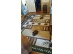 Pine Cone Pattern Area Rug
