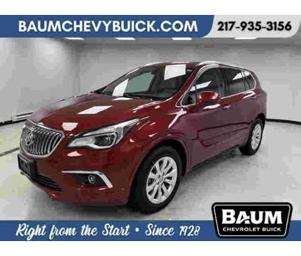 2017UsedBuickUsedEnvisionUsedFWD 4dr is a Red 2017 Buick Envision Car for Sale in Clinton IL