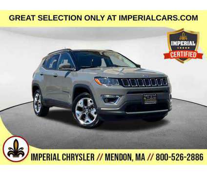 2021UsedJeepUsedCompassUsed4x4 is a Grey 2021 Jeep Compass Limited SUV in Mendon MA