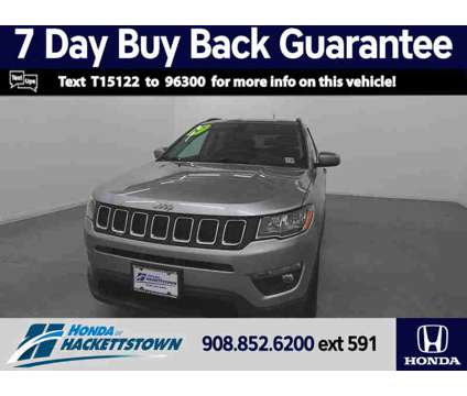 2019UsedJeepUsedCompassUsed4x4 is a Silver 2019 Jeep Compass Car for Sale in Hackettstown NJ