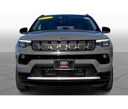2022UsedJeepUsedCompassUsed4x4 is a Grey 2022 Jeep Compass Car for Sale in Peabody MA