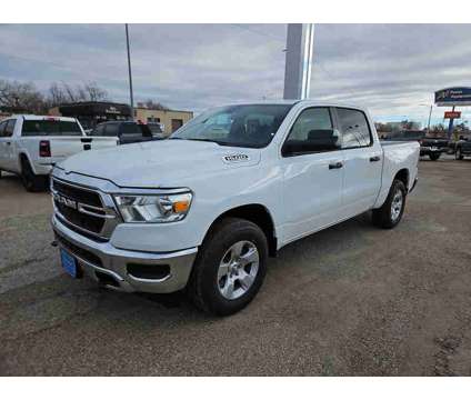 2024NewRamNew1500New4x4 Crew Cab 5 7 Box is a White 2024 RAM 1500 Model Tradesman Car for Sale in Pampa TX