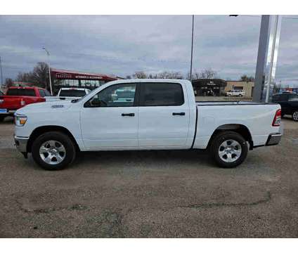 2024NewRamNew1500New4x4 Crew Cab 5 7 Box is a White 2024 RAM 1500 Model Car for Sale in Pampa TX